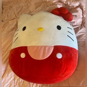 Hello Kitty Squishmallow with Red and White Accents